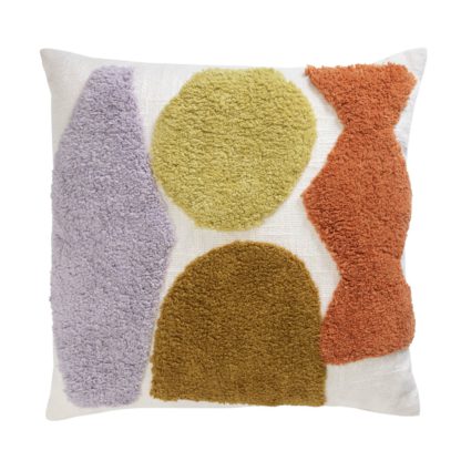 An Image of Habitat Geo Technique Cushion - Multicoloured - 43x43cm