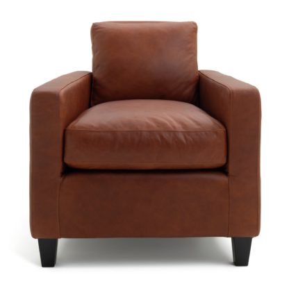 An Image of Habitat Chester Leather Armchair - Tan