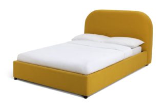 An Image of Habitat Layla Double Bed Frame - Yellow