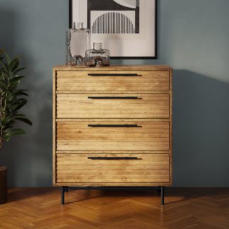 An Image of Bryant 4 Drawer Chest Natural