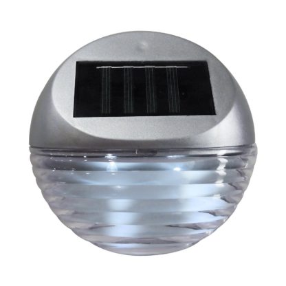 An Image of Homebase Edit Solar Fence Lights - 6 Pack