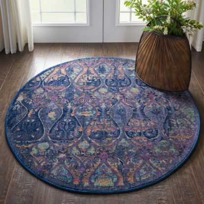 An Image of Ankara Global 8 Rug Navy