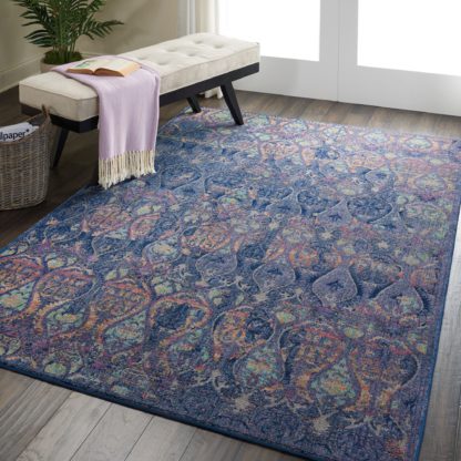 An Image of Ankara Global 8 Rug Navy