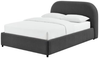 An Image of Habitat Layla Double Bed Frame - Charcoal