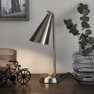 An Image of Cone Desk Lamp Silver