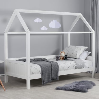 An Image of Home Bed Single Grey