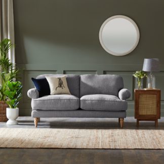 An Image of Jolene Soft Texture 3 Seater Sofa Soft Texture Grey