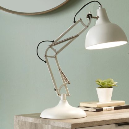 An Image of Alonzo Task Table Lamp Silver