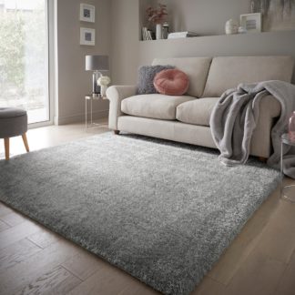 An Image of Indulgence Square Rug Grey