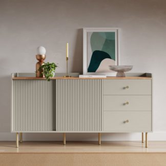 An Image of Georgi Wide Sideboard Natural