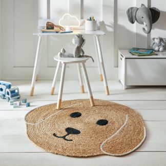 An Image of Jute Puppy Rug Natural