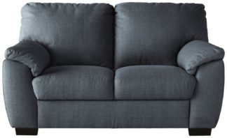 An Image of Argos Home Milano Fabric 2 Seater Sofa - Anthracite