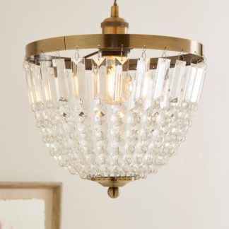 An Image of Queensbury Easy Fit Pendant Light Clear