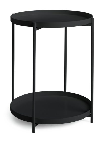 An Image of Habitat Rex Side Table - Black