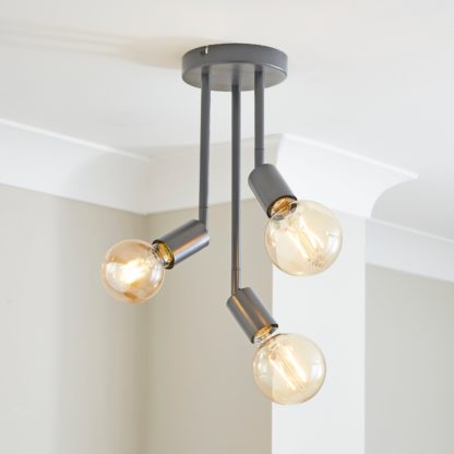 An Image of Koppla 3 Light Spotlight Fitting Gold