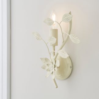 An Image of Chantelle Floral Wall Light White