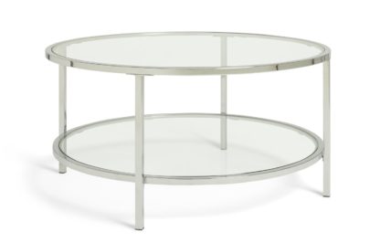 An Image of Habitat Boutique Coffee Table - Silver