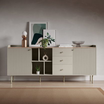 An Image of Georgi Extra Wide Sideboard Natural