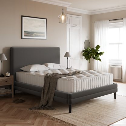 An Image of Harris Woven Fabric Bed Natural