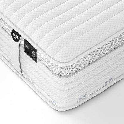 An Image of Jay-Be - TrueCore - Double - 2000 e-Pocket Hybrid Mattress - Fabric - Vacuum Packed - 4ft6