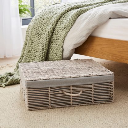 An Image of Small Underbed Storage Trunk Grey