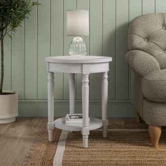 An Image of Ariella Side Table, Stone Stone