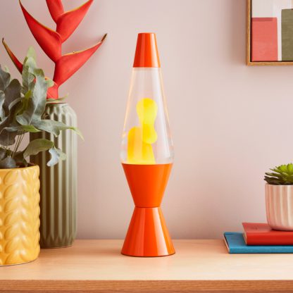 An Image of Orange Lava Lamp Orange