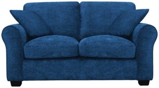 An Image of Argos Home Taylor Fabric 2 Seater Sofa - Navy