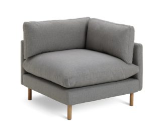 An Image of Habitat Paola Modular Left Corner Sofa - Grey