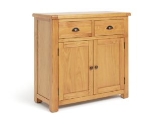 An Image of Habitat Kent 2 Door 2 Drawer Sideboard - Oak