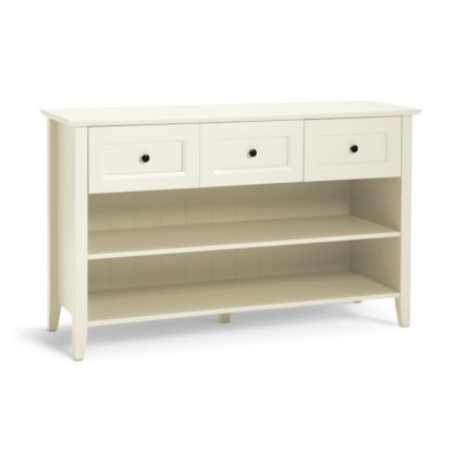 An Image of Habitat Kingham 3 Drawer Sideboard - Ivory