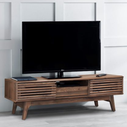 An Image of Copen Wide TV Stand Walnut