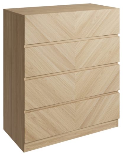 An Image of GFW Catania 4 Drawer Chest - Walnut