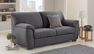 An Image of Argos Home Milano Fabric 2 Seater & 3 Seater Sofa - Navy