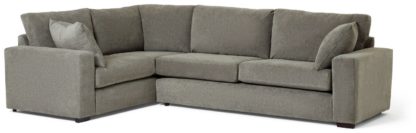 An Image of Habitat Elmdon Fabric Right Corner Sofa - Grey