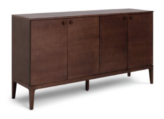 An Image of Habitat Loxley 4 Door Sideboard - Walnut