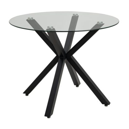 An Image of Argos Home Alice Dining Table - Chrome