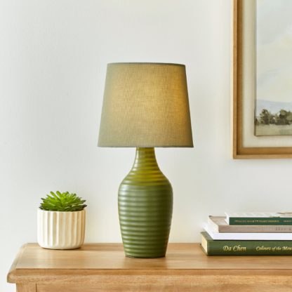 An Image of Luna Table Lamp White