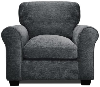 An Image of Argos Home Taylor Fabric Armchair - Charcoal