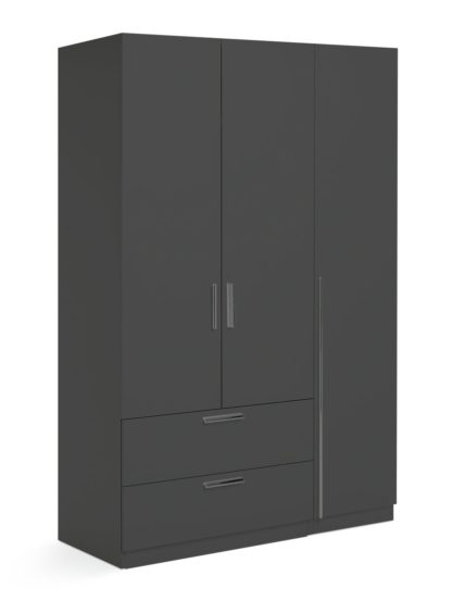 An Image of Habitat Munich 3 Door 2 Drawer - Anthracite