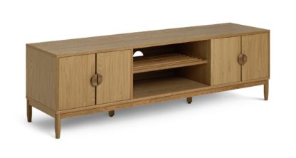 An Image of Habitat Cornelia 4 Door TV Unit - Oak