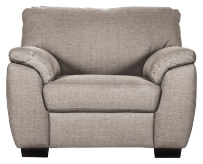 An Image of Argos Home Milano Fabric Armchair - Natural