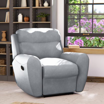 An Image of Wareham Chenille Recliner Armchair Sky