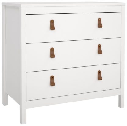 An Image of Tvilum Madrid 3 Drawer Chest - White