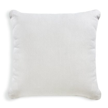 An Image of Habitat Herringbone Cushion Cover - Dove Grey - 43x43cm