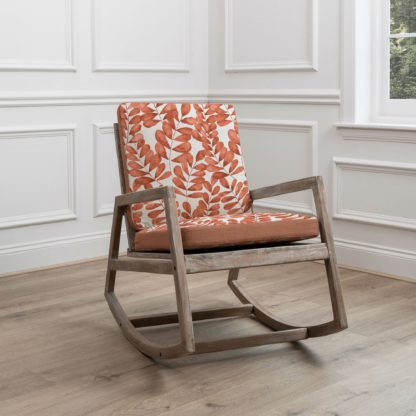 An Image of Jonas Rowan Rocking Chair Rowan Aqua Blue