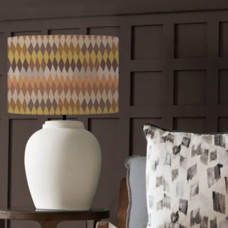 An Image of Evora Table Lamp with Mesa Shade Mesa Mid Brown