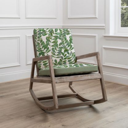 An Image of Jonas Rowan Rocking Chair Rowan Aqua Blue