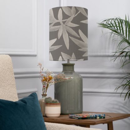 An Image of Elspeth Table Lamp with Silverwood Shade Silverwood River Blue