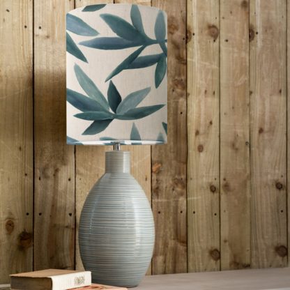 An Image of Epona Table Lamp with Silverwood Shade Silverwood Light Grey